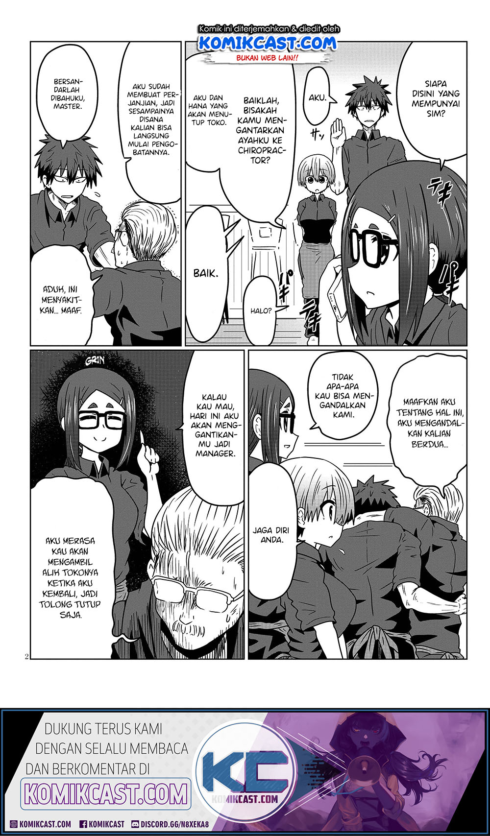 Uzaki-chan wa Asobitai! Chapter 30 Bahasa Indonesia